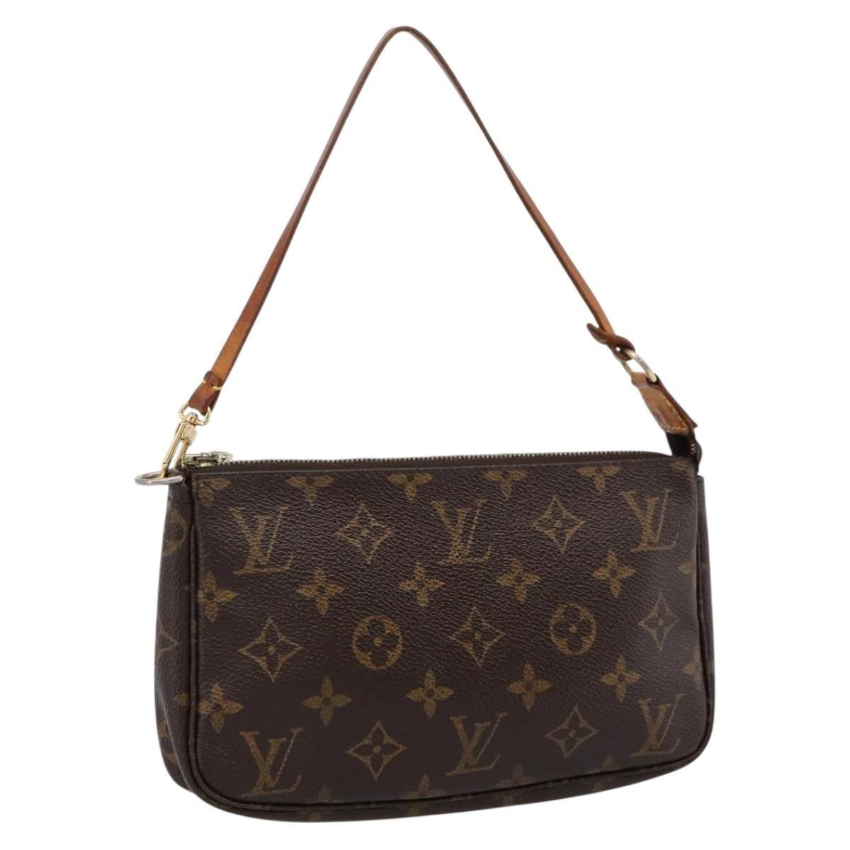 Louis Vuitton Pochette Accessoires Nm Monogram Canvas Brown Canvas Clutche & Pouche Bag (Pre-Owned)