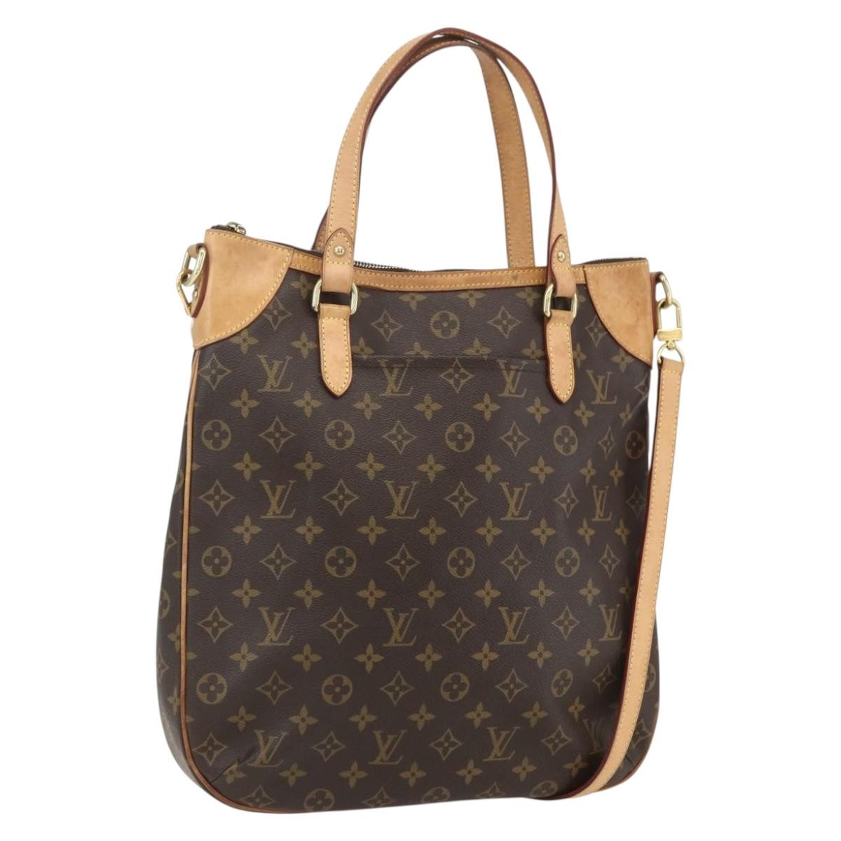 Louis Vuitton Odeon Monogram Canvas Brown Canvas Handbag (Pre-Owned)