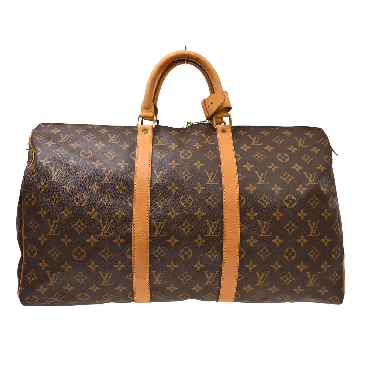 Louis Vuitton Keepall Monogram Canvas Brown Canvas Travel Bag Bag (Pre-Owned)