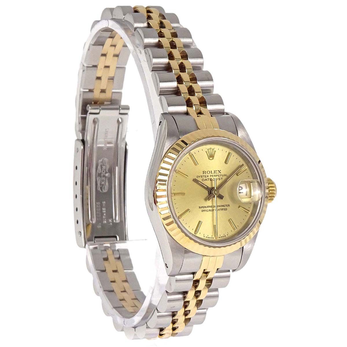 Rolex Oyster Perpetual Datejust Automatic Stainless Steel And Yellow Gold Watch PreOwned