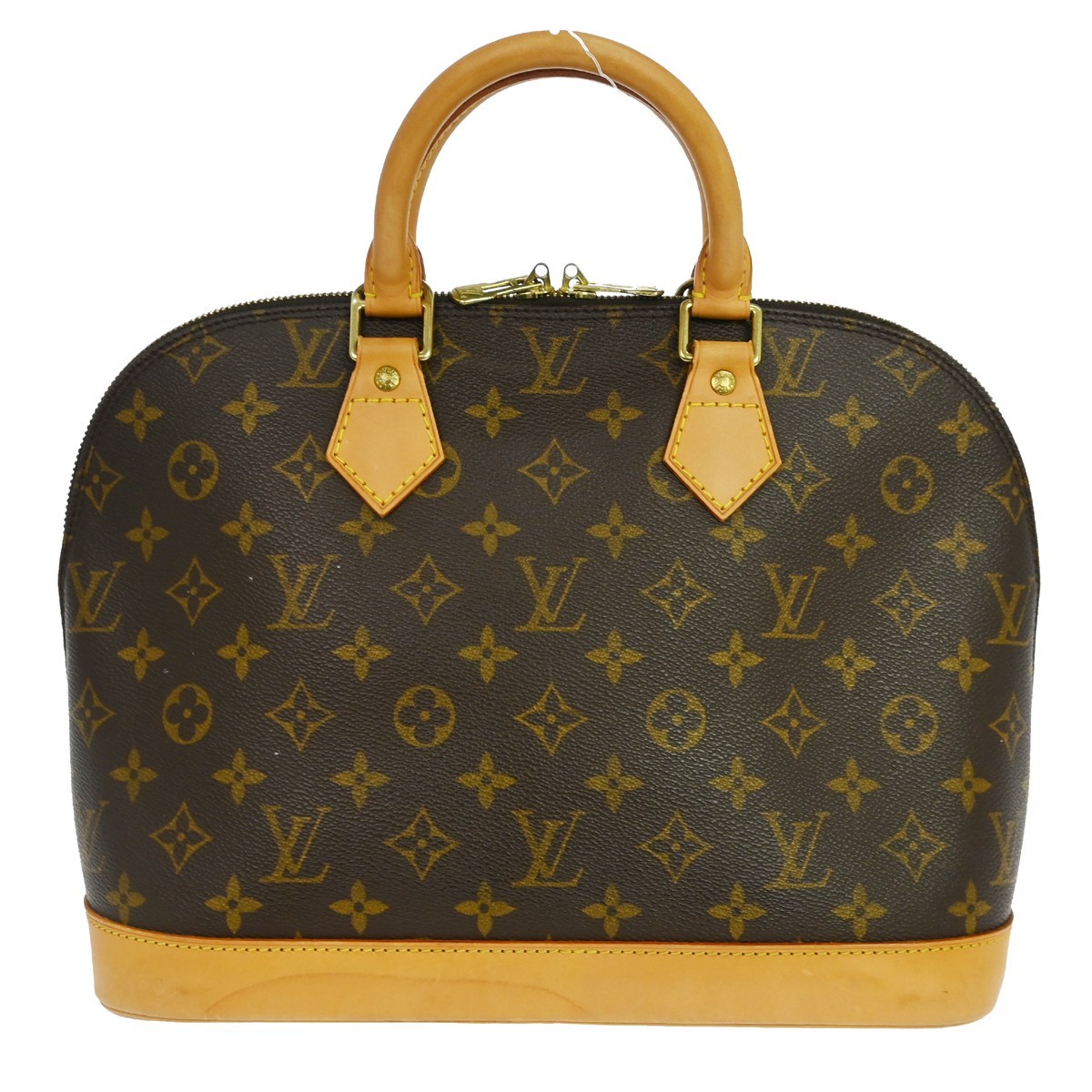 Louis Vuitton Alma Monogram Canvas Brown Canvas Handbag (Pre-Owned)