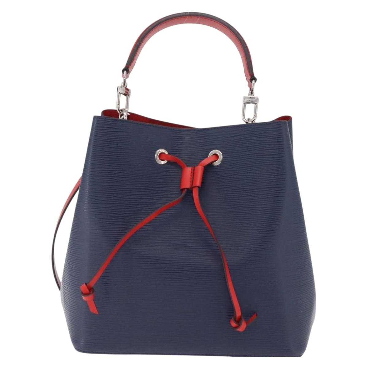 Louis Vuitton Neonoe Epi Leather Navy Leather Handbag (Pre-Owned)