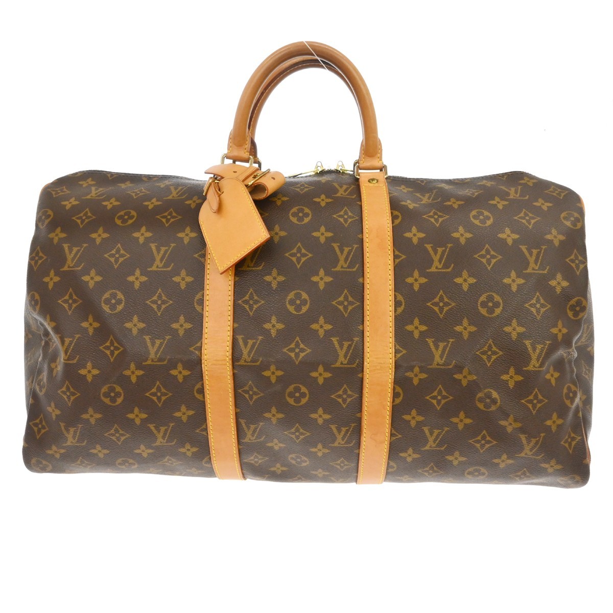 Louis Vuitton Keepall Monogram Canvas Brown Canvas Travel Bag Bag (Pre-Owned)