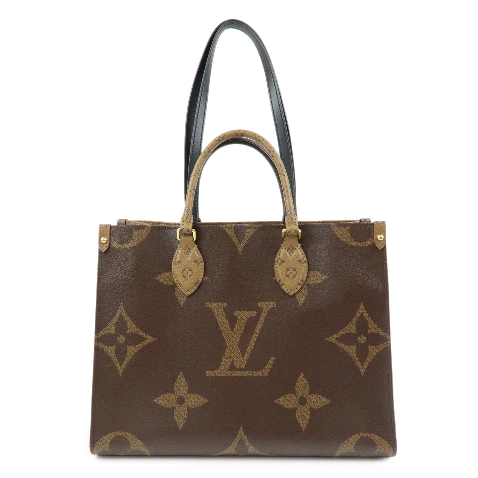 Louis Vuitton Onthego Reverse Monogram Giant Brown Canvas Tote Bag Bag (Pre-Owned)