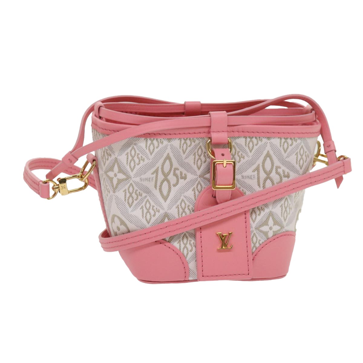 Louis Vuitton Noe Purse Limited Edition Since 1854 Monogram Jacquard Pink Canvas Handbag (Pre-Owned)