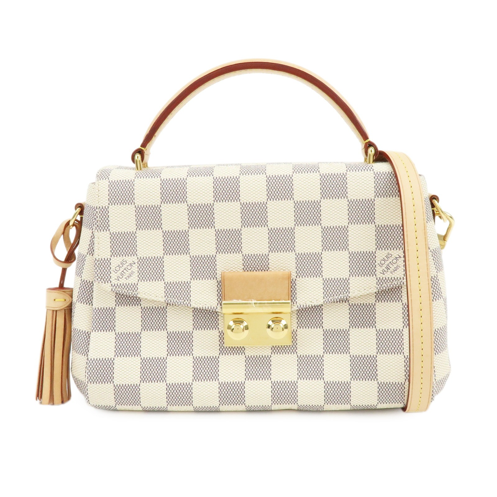 Louis Vuitton Croisette Epi Leather White Canvas Tote Bag Bag (Pre-Owned)