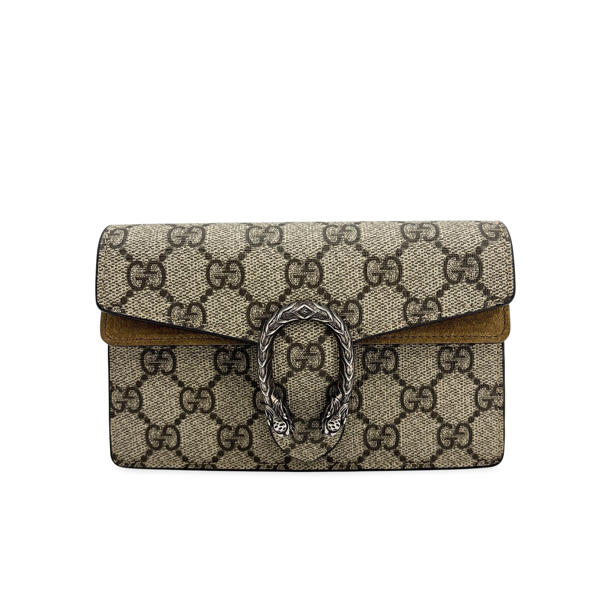 Gucci Dionysus Gg Coated Canvas Brown Canvas Handbag (Pre-Owned)