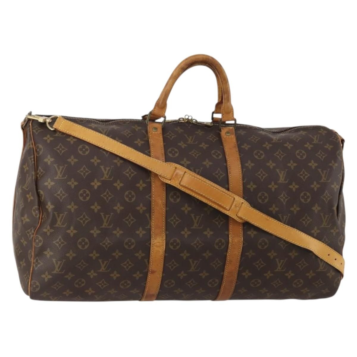 Louis Vuitton Keepall Bandouliere Monogram Canvas Multicolour Canvas Travel Bag Bag (Pre-Owned)