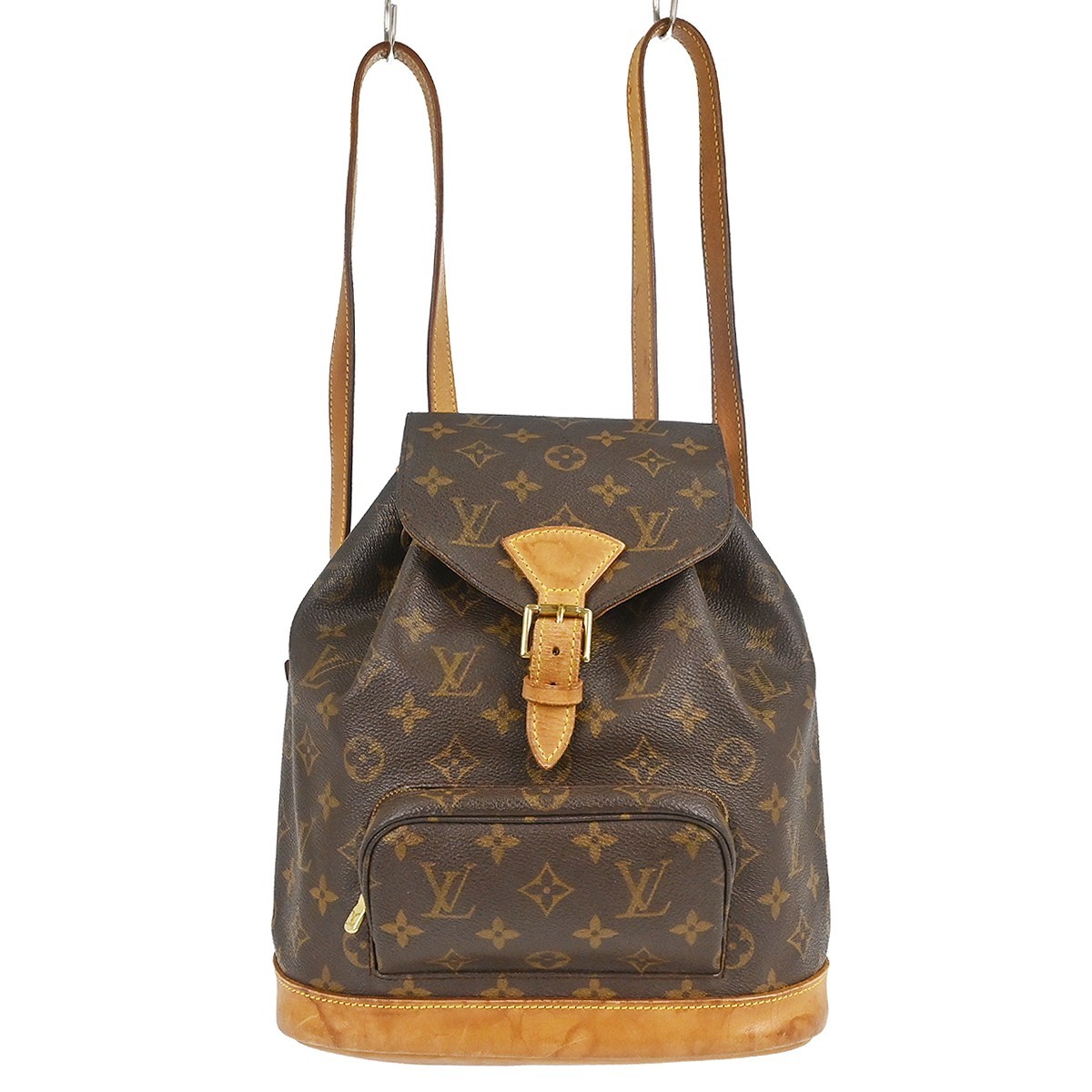 Louis Vuitton Vintage Montsouris Monogram Canvas Brown Canvas Backpack Bag (Pre-Owned)