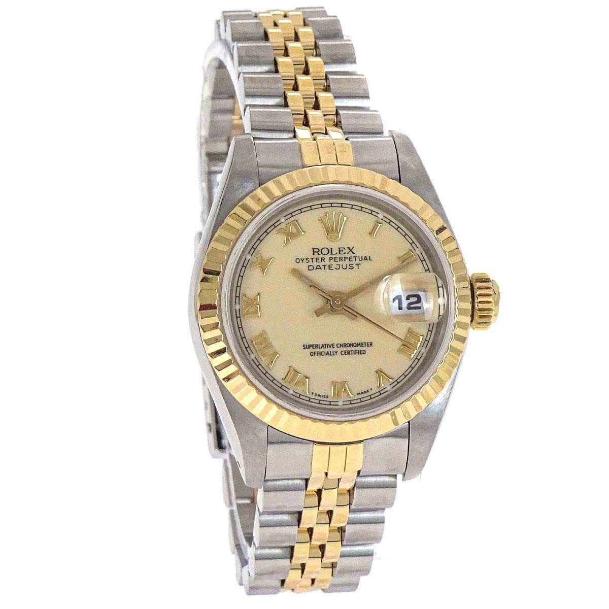 Rolex Oyster Perpetual Datejust Automatic Stainless Steel And Yellow Gold Watch PreOwned