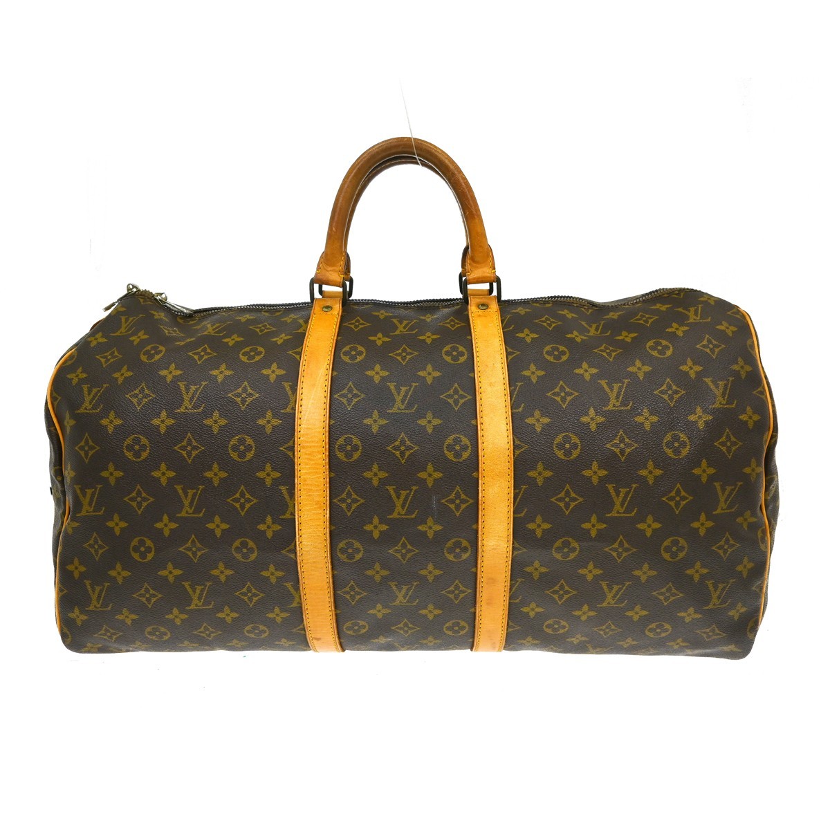 Louis Vuitton Keepall Monogram Canvas Brown Canvas Travel Bag Bag (Pre-Owned)