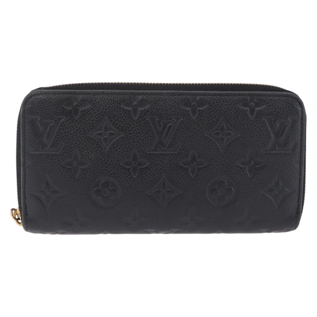 Louis Vuitton Portefeuille Zippy Monogramme Empreinte Monogramme Empreinte Black Leather Wallets Accessory (Pre-Owned)