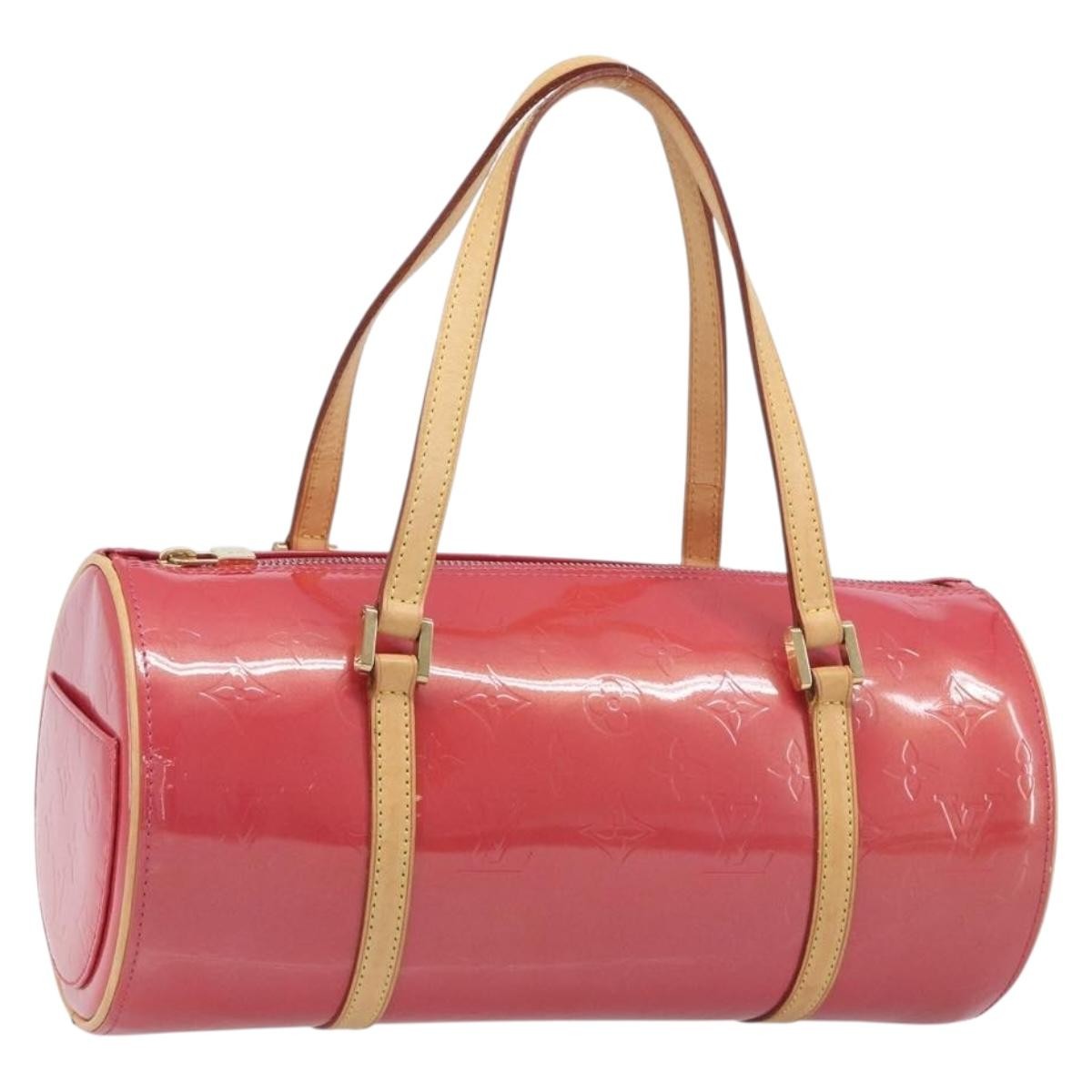 Louis Vuitton Bedford Monogram Vernis Pink Patent_Leather Handbag (Pre-Owned)