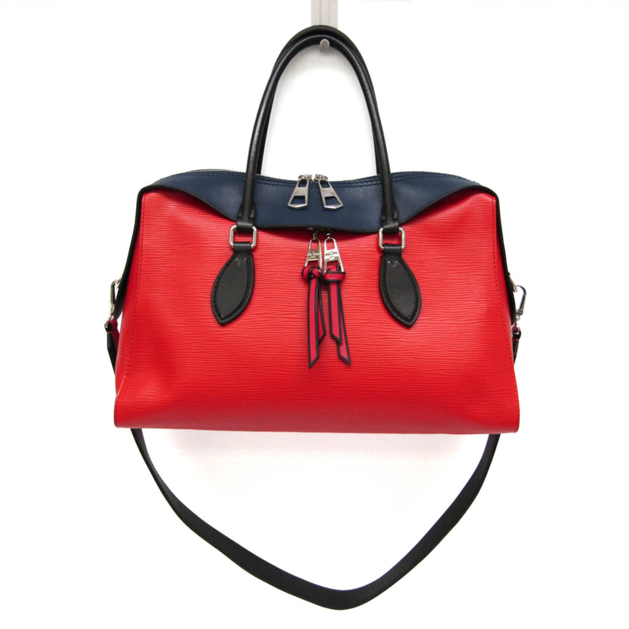 Louis Vuitton Tuileries Epi Leather Red Leather Handbag (Pre-Owned)