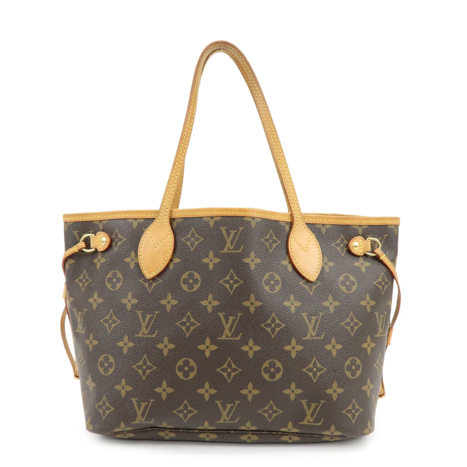 Louis Vuitton Neverfull Monogram Canvas Brown Canvas Tote Bag Bag (Pre-Owned)