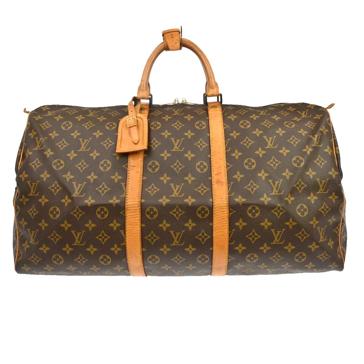Louis Vuitton Keepall Monogram Canvas Brown Canvas Travel Bag Bag (Pre-Owned)