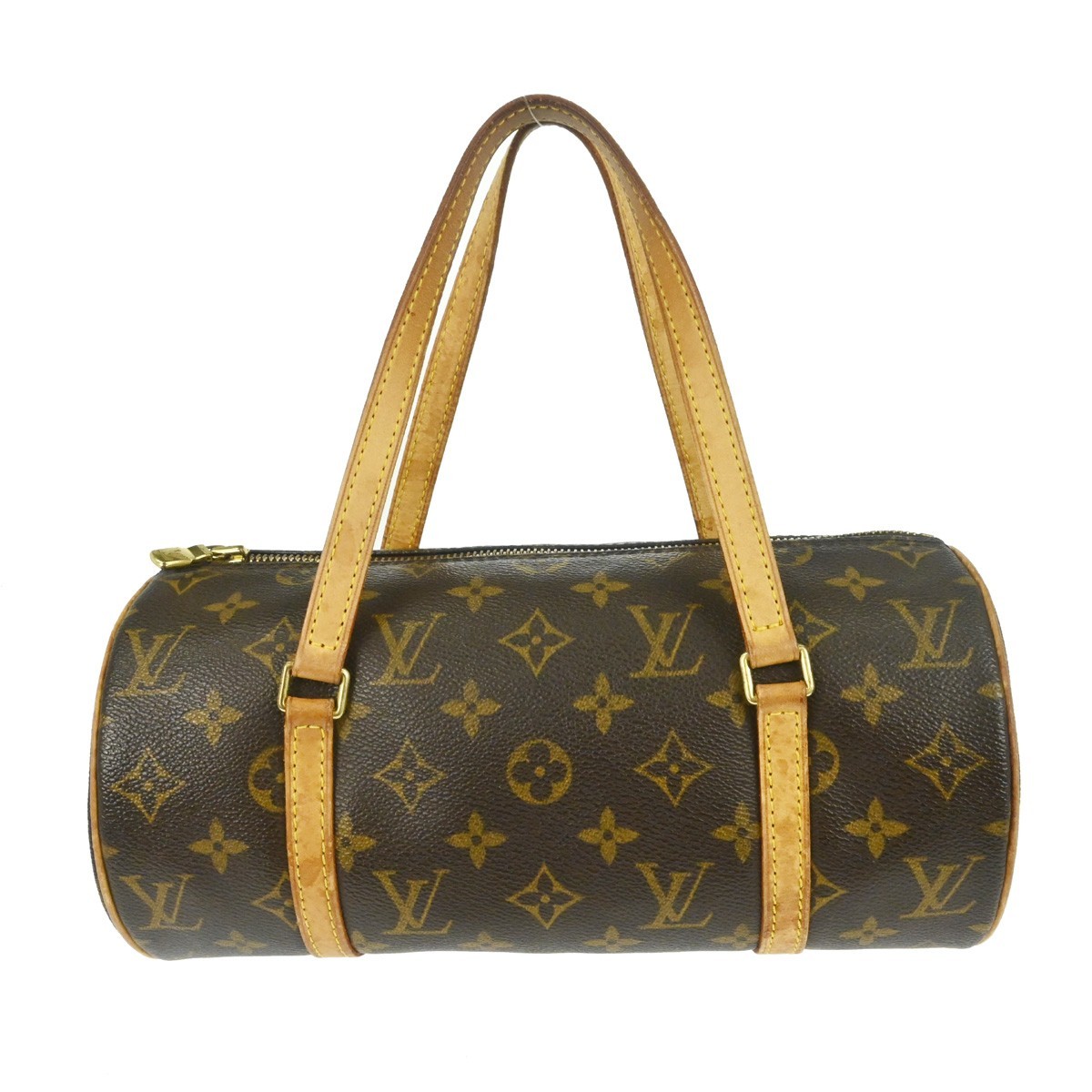Louis Vuitton Papillon Monogram Canvas Brown Canvas Handbag (Pre-Owned)