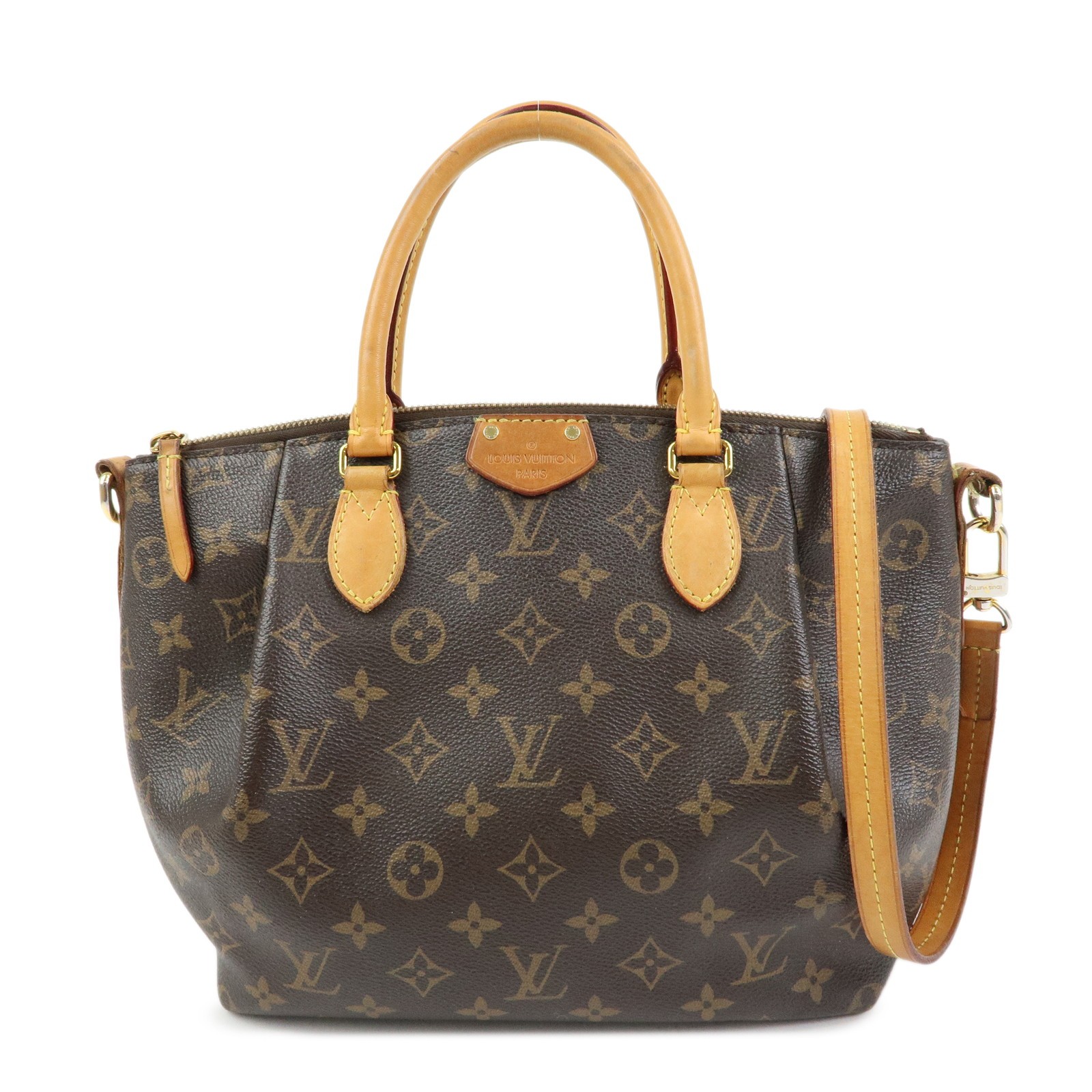 Louis Vuitton Turenne Monogram Canvas Brown Canvas Handbag (Pre-Owned)