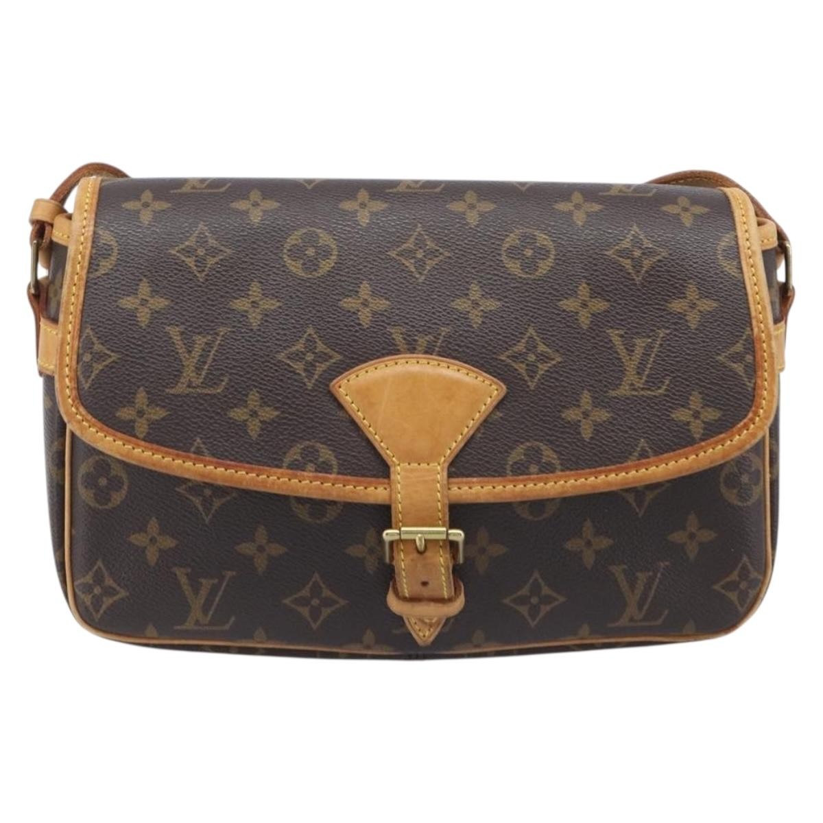 Louis Vuitton Sologne Monogram Canvas Brown Canvas Handbag (Pre-Owned)