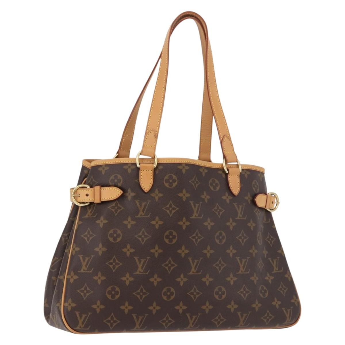 Louis Vuitton Batignolles Monogram Canvas Brown Canvas Shoulder Bag Bag (Pre-Owned)