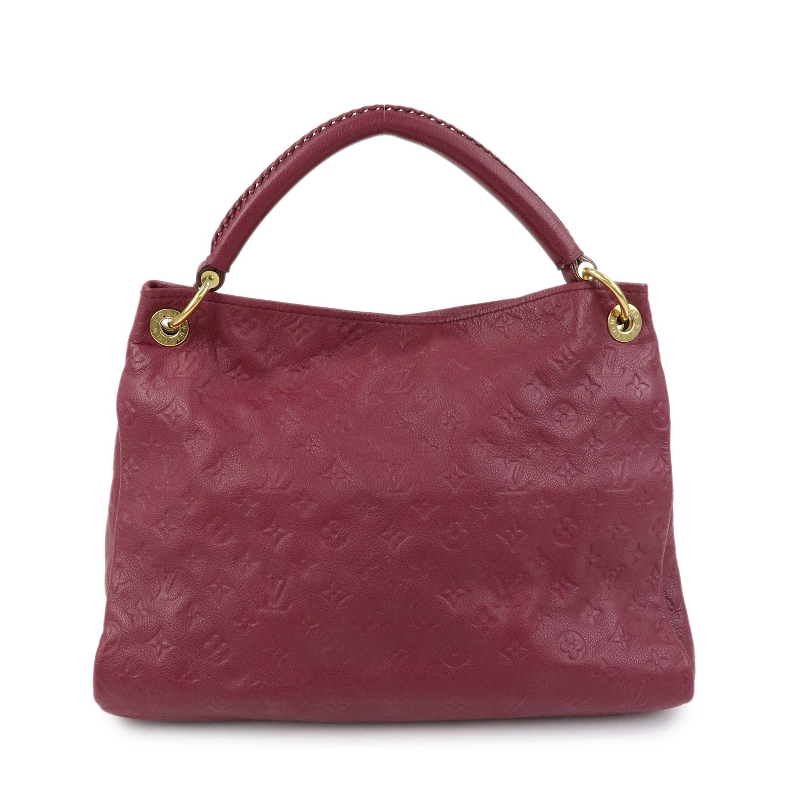 Louis Vuitton Artsy Monogram Empreinte Leather Burgundy Leather Handbag (Pre-Owned)
