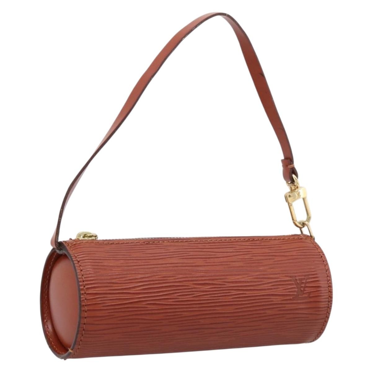 Louis Vuitton Soufflot Pochette Epi Leather Brown Leather Clutche & Pouche Bag (Pre-Owned)