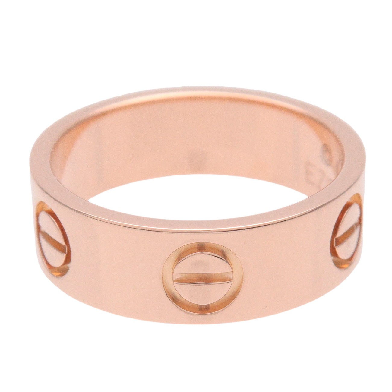 Cartier Love Band 18K Rose Gold Gold Rose_Gold Ring Jewelry (Pre-Owned)