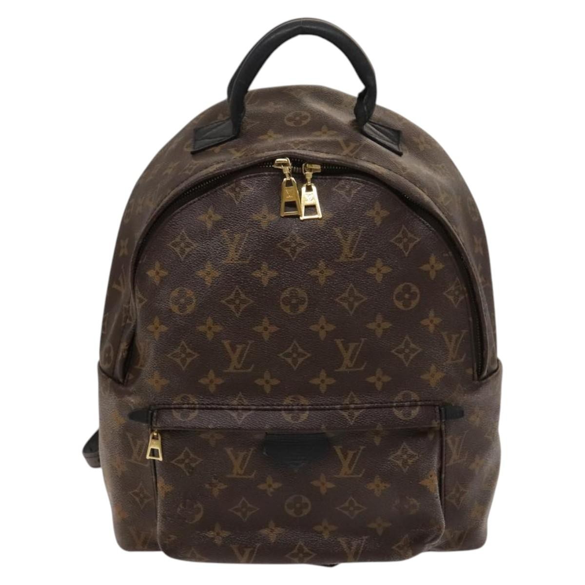 Louis Vuitton Palm Springs Monogram Canvas Brown Canvas Backpack Bag (Pre-Owned)