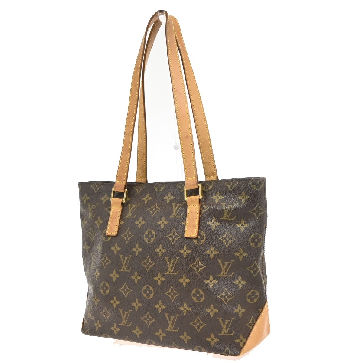 Louis Vuitton Cabas Piano Damier Brown Canvas Tote Bag Bag (Pre-Owned)
