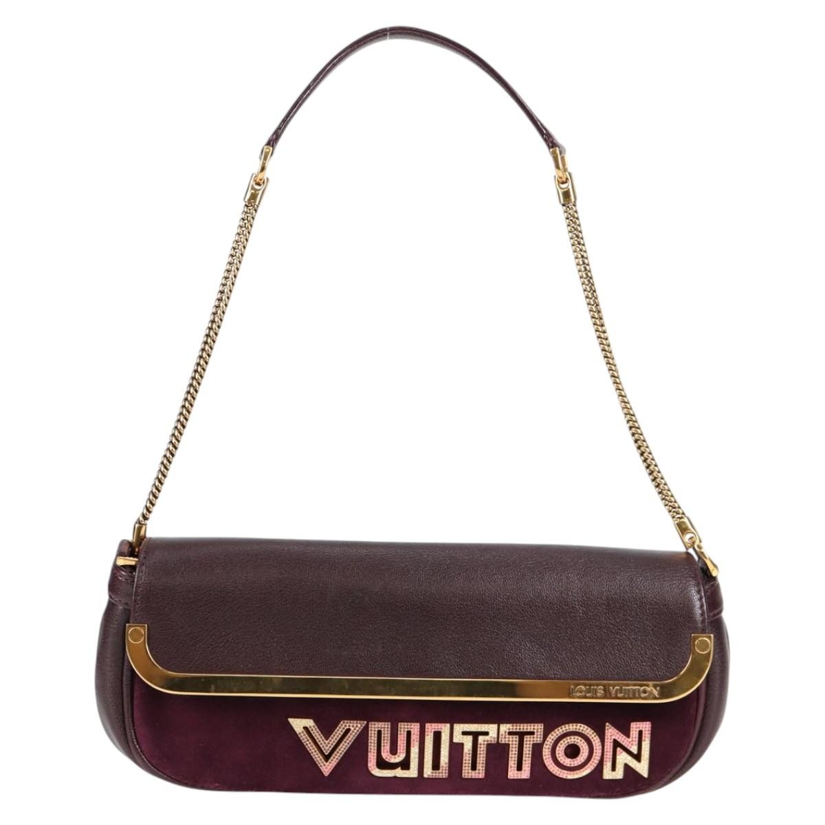 Louis Vuitton Avant Garde Pochette Leather With Suede Brown Leather Clutche & Pouche Bag (Pre-Owned)