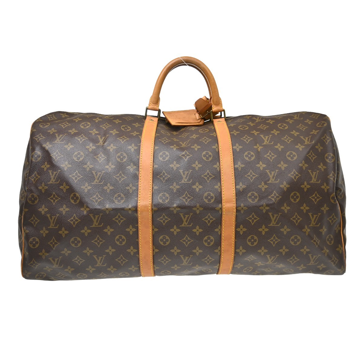 Louis Vuitton Keepall Monogram Canvas Brown Canvas Travel Bag Bag (Pre-Owned)