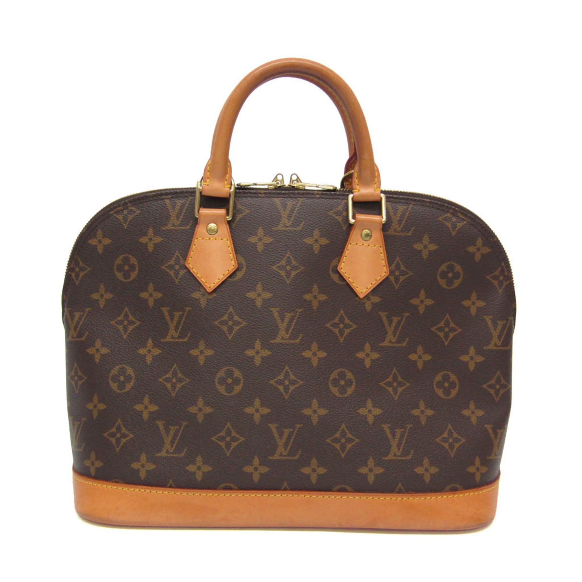 Louis Vuitton Alma Monogram Canvas Brown Canvas Handbag (Pre-Owned)