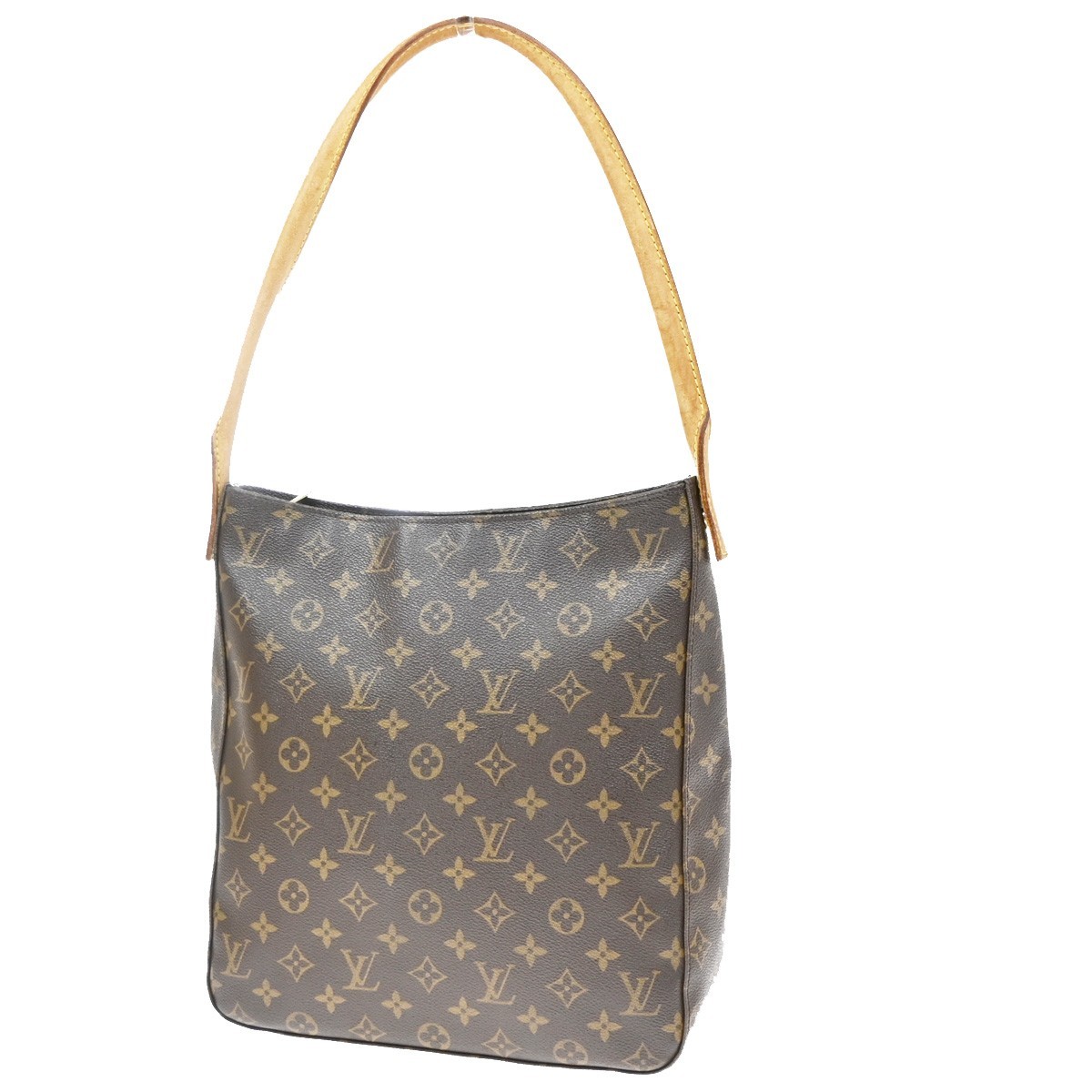 Louis Vuitton Looping Monogram Canvas Brown Canvas Handbag (Pre-Owned)