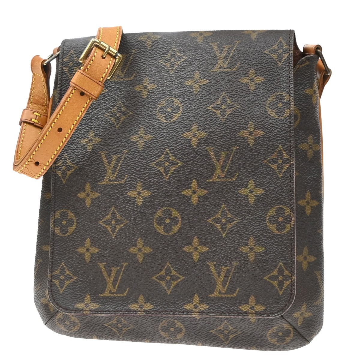 Louis Vuitton Musette Salsa Monogram Canvas Brown Canvas Shoulder Bag Bag (Pre-Owned)