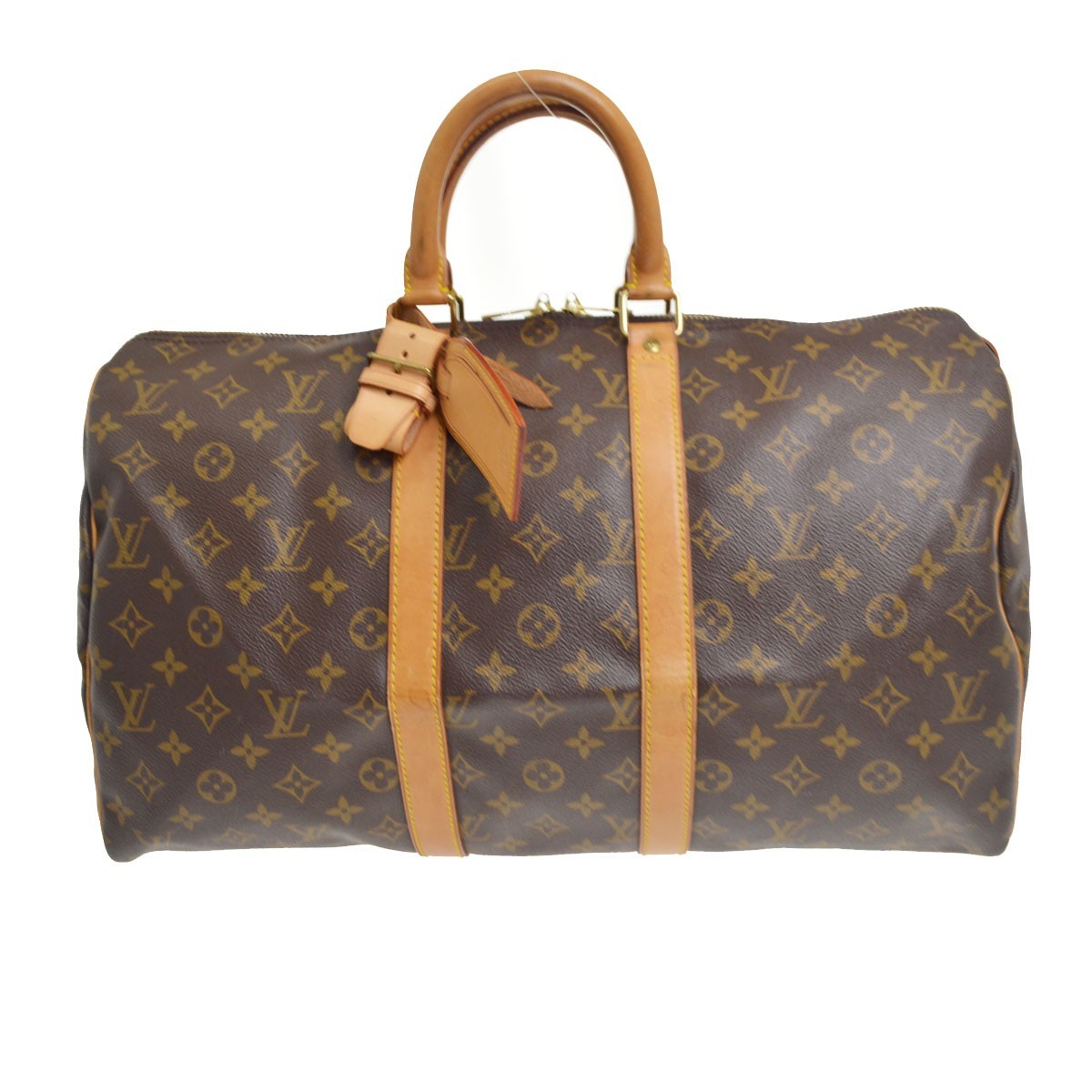 Louis Vuitton Keepall Monogram Canvas Brown Canvas Travel Bag Bag (Pre-Owned)