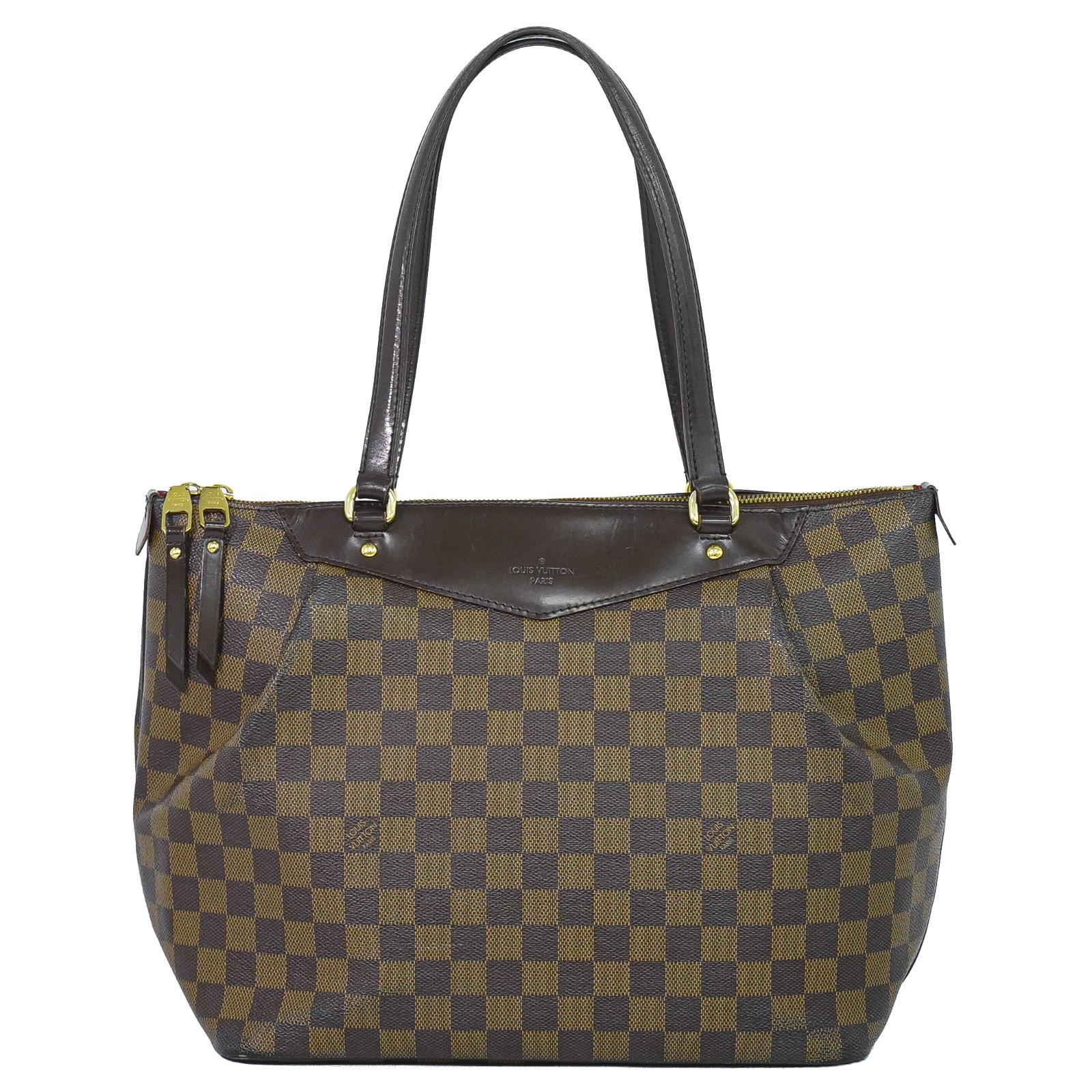 Louis Vuitton Westminster Damier Brown Canvas Tote Bag Bag (Pre-Owned)