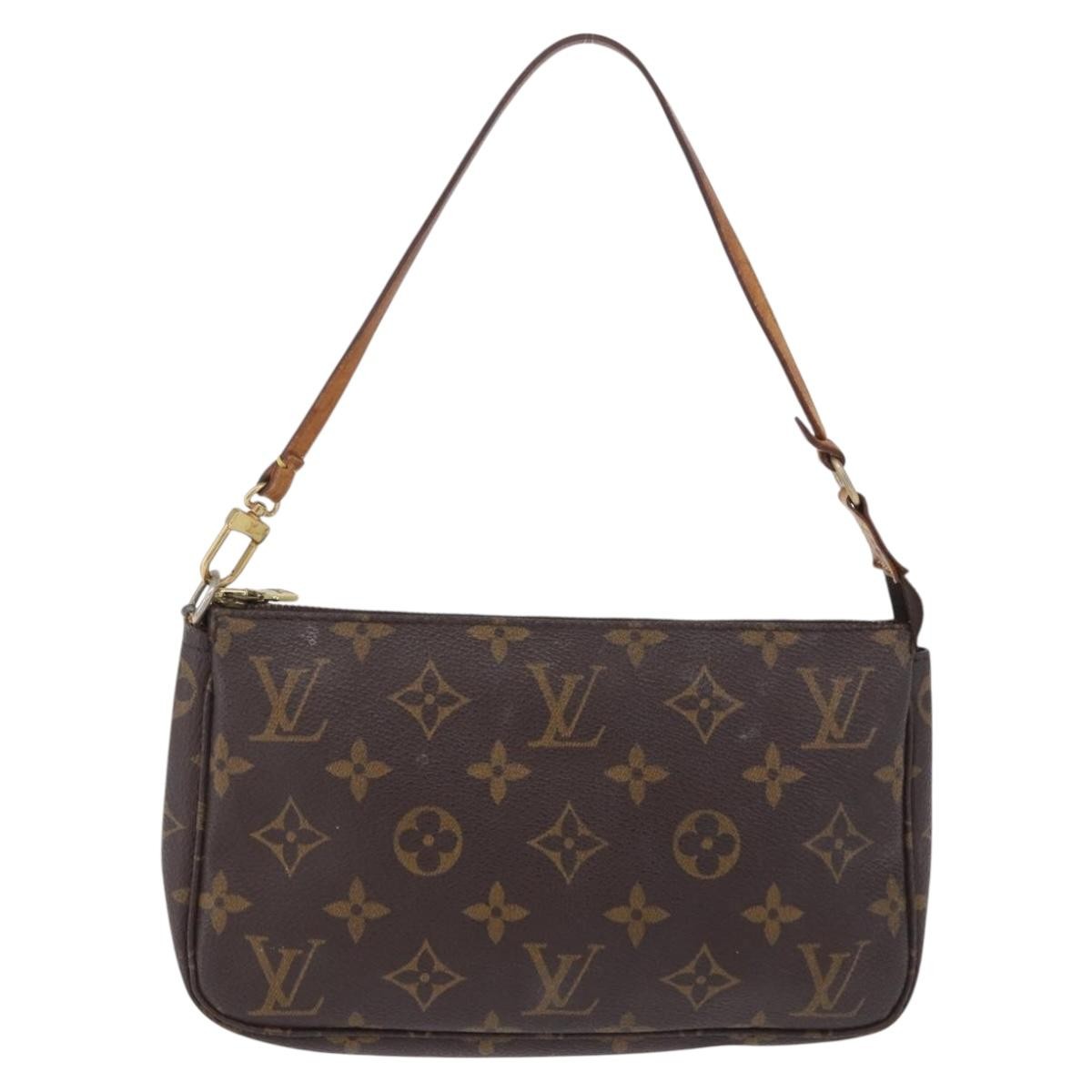 Louis Vuitton Pochette Accessoires Monogram Canvas Brown Canvas Clutche & Pouche Bag (Pre-Owned)