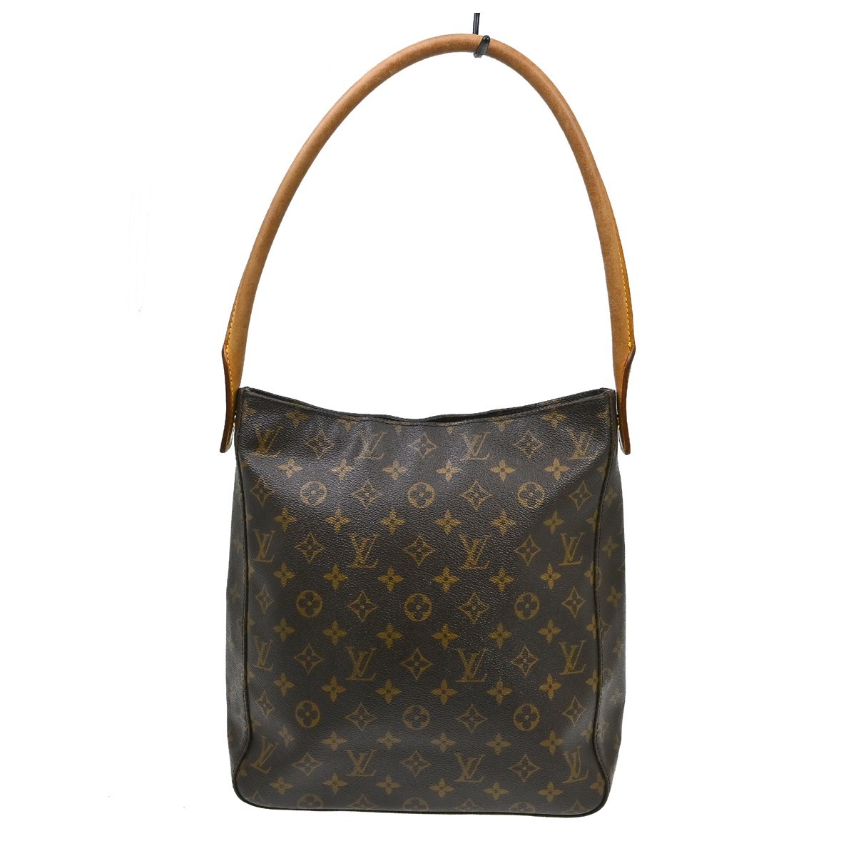 Louis Vuitton Looping Monogram Canvas Brown Canvas Handbag (Pre-Owned)