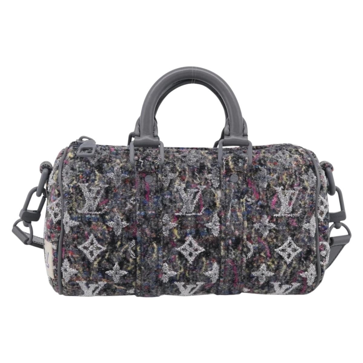 Louis Vuitton Keepall Bandouliere Lv Felt Multicolour Canvas Travel Bag Bag (Pre-Owned)