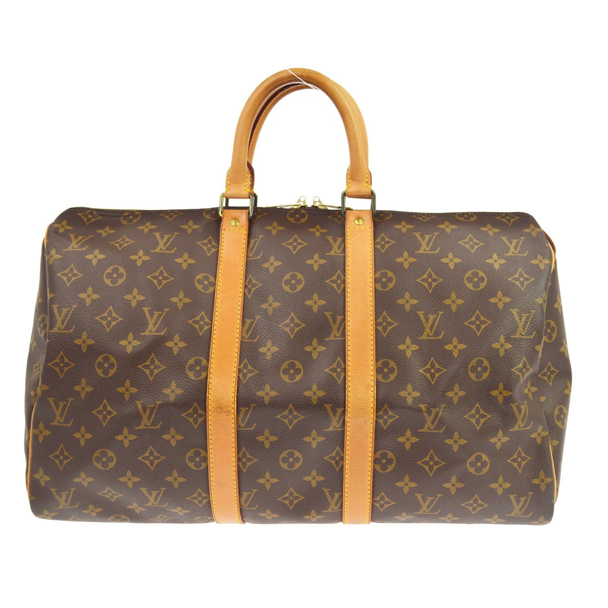 Louis Vuitton Keepall Monogram Canvas Brown Canvas Travel Bag Bag (Pre-Owned)