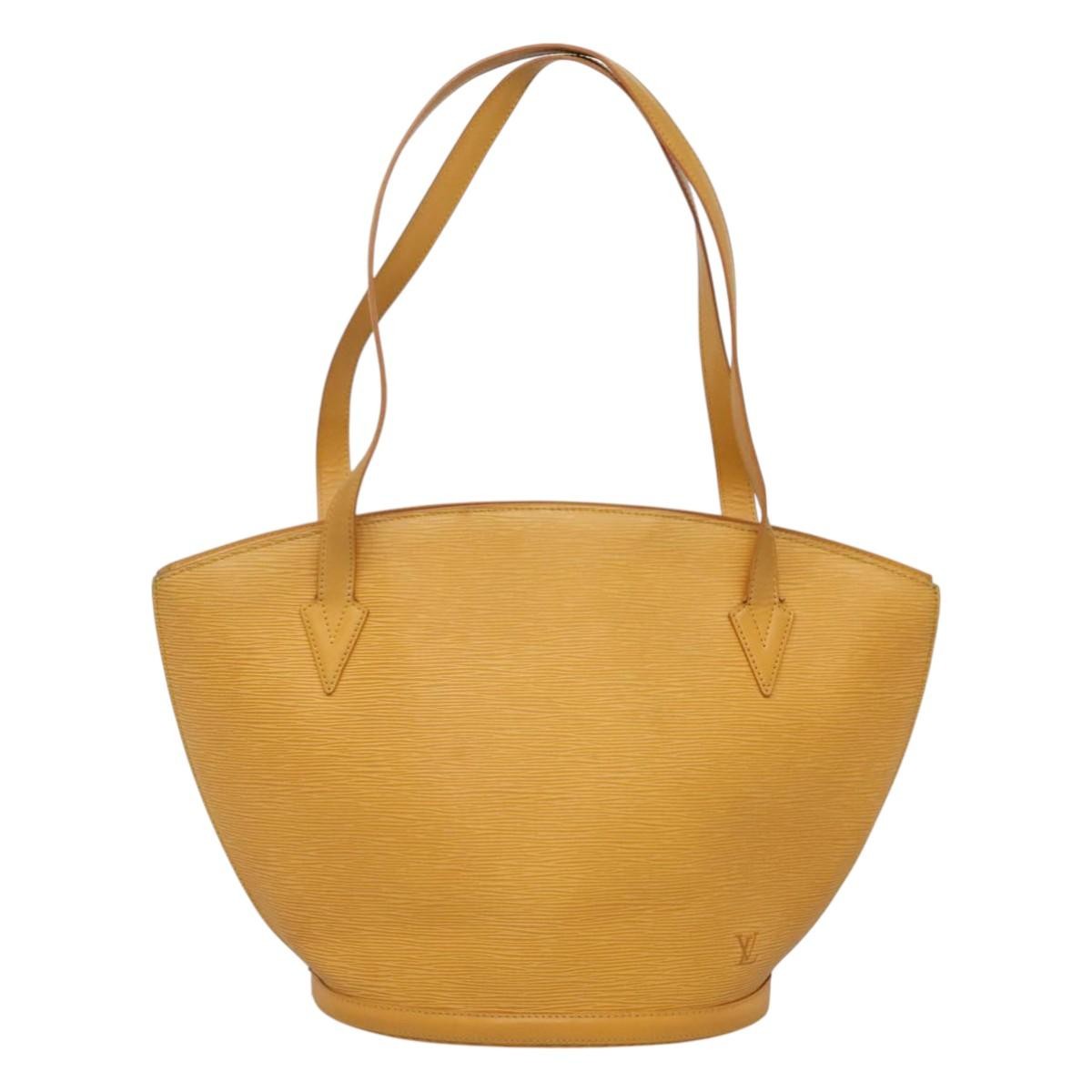 Louis Vuitton Saint Jacques Epi Leather Yellow Leather Handbag (Pre-Owned)