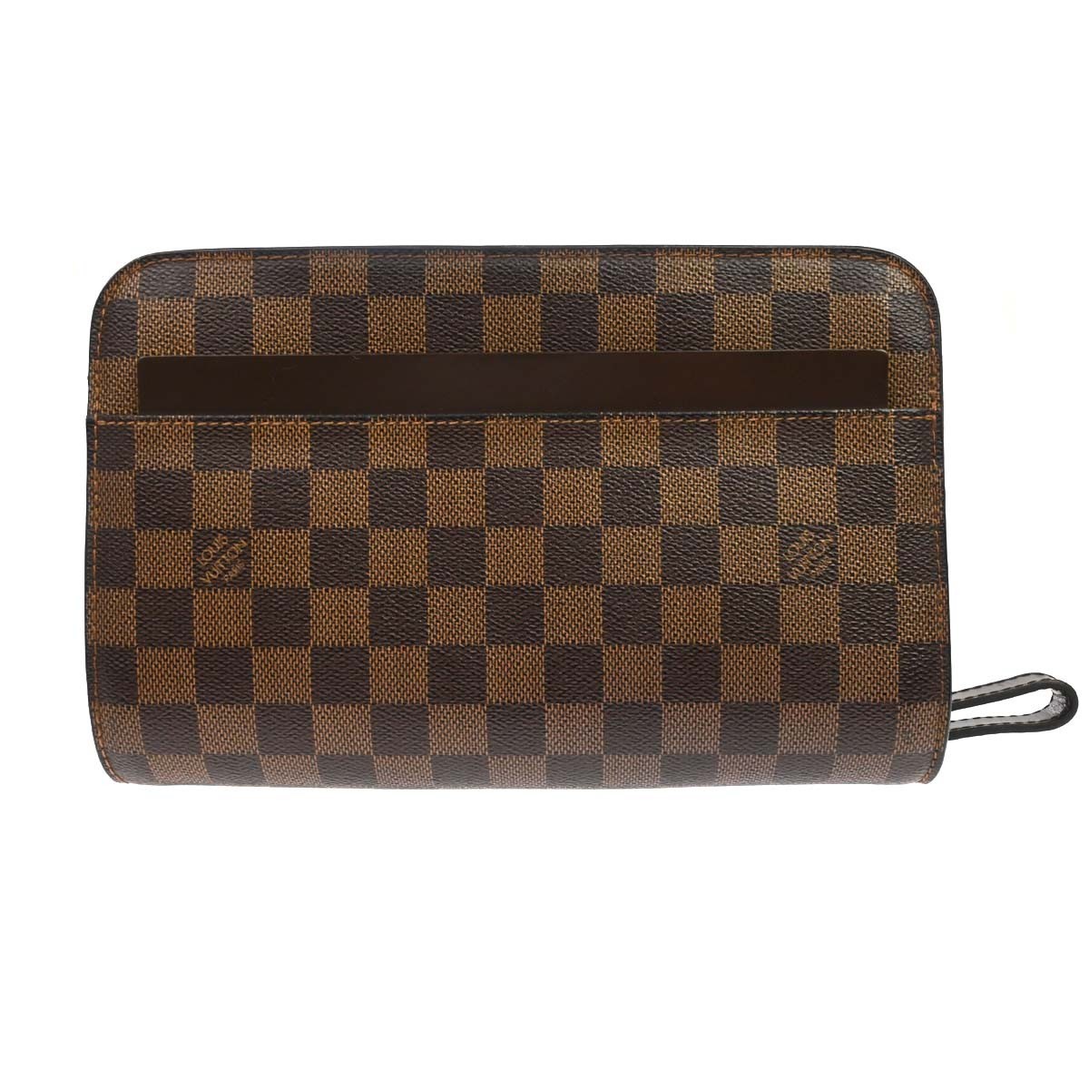 Louis Vuitton Pochette Saint Louis Damier Brown Canvas Clutche & Pouche Bag (Pre-Owned)